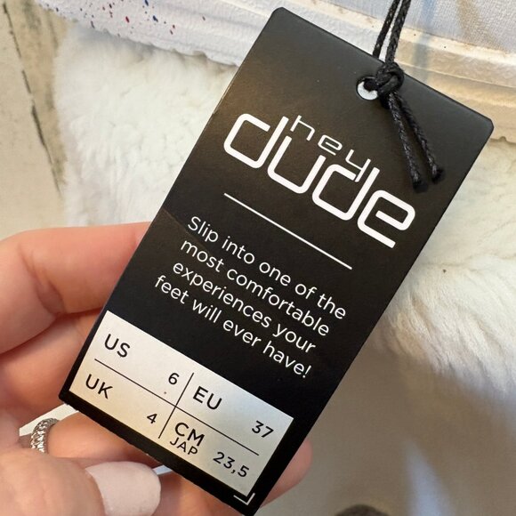 NWT Hey Dude Women's Size 6 Wendy Americana Flat Slip On Shoes BILLS COLORS! - Picture 3 of 9